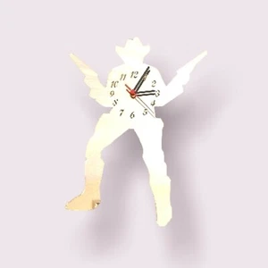 Cowboy Shaped Clocks - Colour Mirrors & Solid Colours Choices - Picture 1 of 6