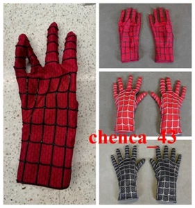 1Pair The Amazing Spider-Man 2 Spiderman Cosplay Costume Accessory Gloves Adults - Imagen 1 de 30
