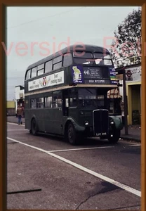 Colour Slide Photograph AEC Regent London Country Bus LUC395 Approx 1975 (#219) - Picture 1 of 1