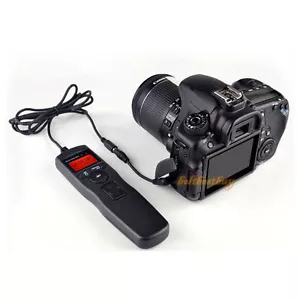 Timer Camera Remote Control Shutter Cable for Canon EOS 7D, 50D, 40D, 30D, 5D - Picture 1 of 5