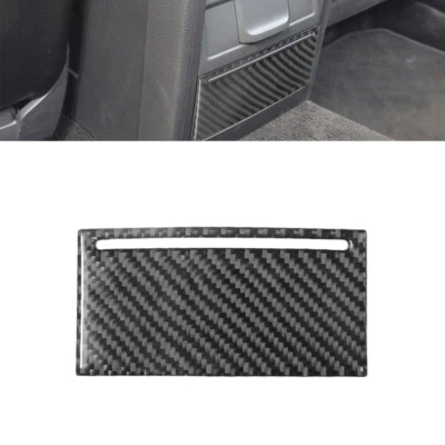 Cubierta de panel de caja de almacenamiento trasero de fibra de carbono para Volkswagen Passat 2006-2010 Foto 1 de 4