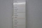 100 Printed Food Freezer Labels stickers for meat, fish, fruit & Veg 50mm x 25mm
