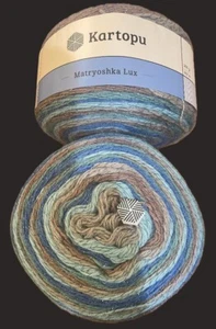 2 Cakes OF KARTOPU MATRYOSHKA LUX YARN - high quality yarn ! - Picture 1 of 4