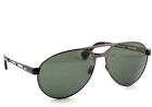 Brand New Tod's TO 14 08N Black Aviator Designer Sunglasses 