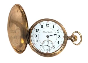 Caja Hunter Illinois Watch Co. Llena de Oro 15 Joyas De Colección, Talla 16 - Imagen 1 de 11