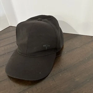 Tesla Motors Hat Black Adjustable Logo Car Automobile Electric Car Baseball Cap - Picture 1 of 5
