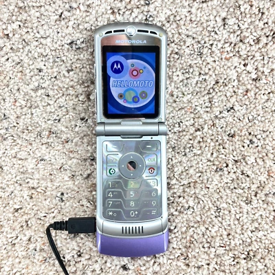 Телефон раскладной Motorola RAZR V3 Bluetooth MP4 видео GSM мобильный телефон V3a ALLTEL GUC - Изображение 1 из 4