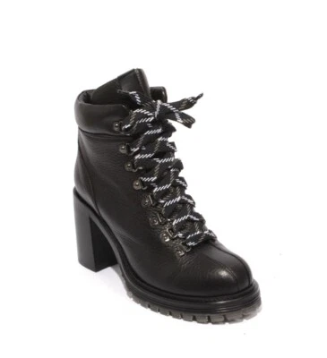 Laura Bellariva 6160 Black Leather Lace-Up Ankle Platform Heel Boots 41 / US 11 - Image 1 of 4