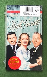 High Society VHS Sealed Musical Frank Sinatra Bing Crosby Grace Kelly - Picture 1 of 4