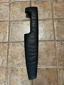 BMW Serie 7 E65 E66 2002-2008 puerta lateral conductor reposabrazos suave negro fabricante de equipos originales - Imagen 1 de 4