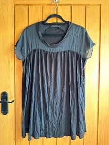 ALL SAINTS T-Shirt Shirt Mischa Top Bluse Gr 12 schwarz Seide Passform 10 14 Pailletten - Bild 1 von 5
