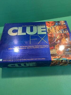 2003 Parker Bros. Electronic Talking CLUE FX Board Game Great Condition Complete - Image 1 of 4