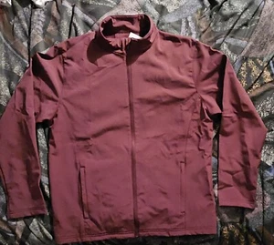 Sport Maroon Team 365 #TT80 Men's Leader Soft Shell Full Zip Jacket. Size; Large - Picture 1 of 4