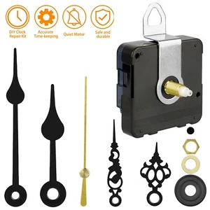 DIY Wall Clock Movement Mechanism Repair Replacement Hands Tool Parts Kit - Picture 1 of 5