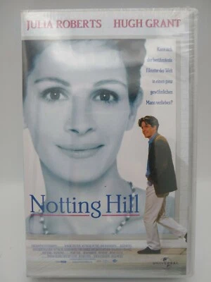 Notting Hill GERMAN VERSION New SEALED VHS 1999 FREE SHIPPING Julia Roberts - Image 1 of 3
