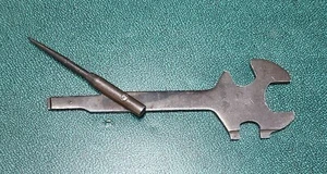 UNMARKED VINTAGE MULTI WRENCH TOOL w/ SCRIBE - Picture 1 of 2