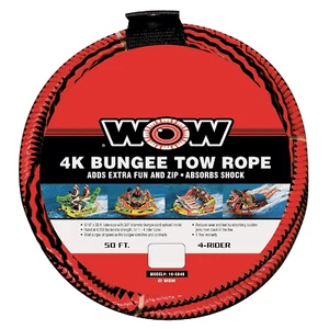 WOW Wassersport 50ft Bungee Abschleppseil, robust zum Ziehen von Multi-Rider-Schläuchen - Bild 1 von 3