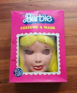 Offizielles 1982 Ben Cooper offizielles Barbie Western Kostüm & Maske groß (12-14) - Bild 1 von 13