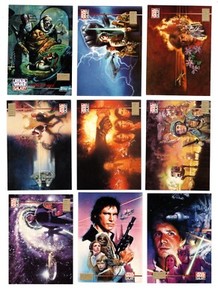 STAR WARS GALAXY SERIES 3 1ST DAY PRODUCTION 90-CARD SET (276-365) NM/MINT