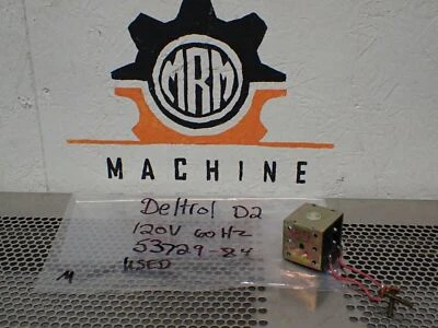 Deltrol 53729-84 D2 Solenoid 120V 60Hz Used With Warranty - Image 1 of 4