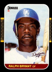 1987 Donruss #587 Ralph Bryant NM-MT RC Rookie Dodgers  ID:172802