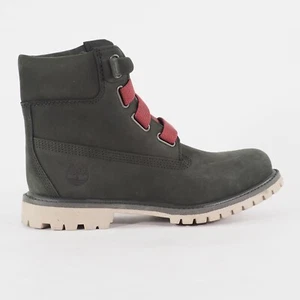 Botas informales para caminar Timberland Convenience WP A2381 de cuero verde oscuro para mujer - Imagen 1 de 7