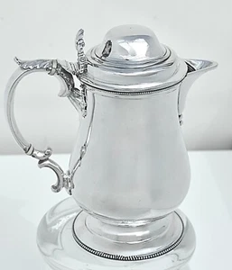 Superb Sterling Silver & Gilt Lidded Quart Tankard, D&C Houle London, 1866: 670g - Picture 1 of 22