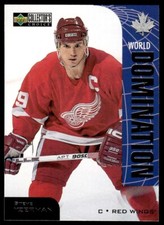 1997-98 Collector's Choice World Domination Steve Yzerman Detroit Red Wings #W3
