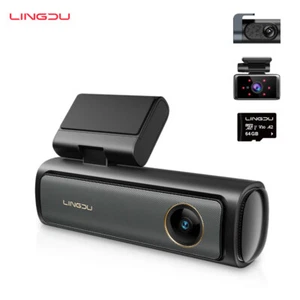 AM100 4K Dash Cam 3 Channels 5GHz WiFi GPS 24H Parking Dash Camera 64GB TF Card - Picture 1 of 14