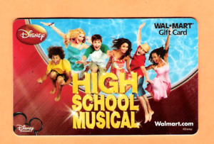 Collectible Walmart Gift Card - High School Musical - No Cash Value - VL4113