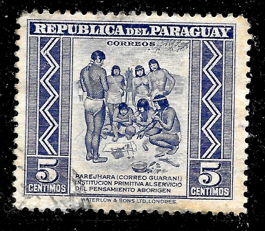 1946 PARAGUAY SC#437🔥 🔥 USED VF - Image 1 of 1