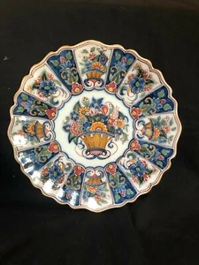 WALL PLATE TICHELAAR MAKKUM BEAUTIFUL DECORATED . Marked back - Picture 1 of 9