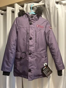 FXR Svalbard Parka Size 2 Women's Snow Jacket Mid Grey Heather and Plum USA - Picture 1 of 3