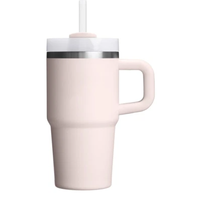 Copo com alça 30 oz aço inoxidável caneca de viagem canudo cobre copo com tampa - Imagem 1 de 2