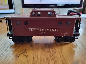 Vintage Lionel Maroon Pennsylvania Porthole Caboose w/ Box - 6437 - Excellent - Picture 1 of 8