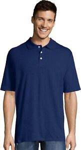 Hanes Men's FreshIQ Polo Shirt, Men’s X-Temp Polo Shirt, Moisture-Wicking Perfor