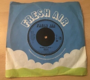 TRAX "Wasn't It Nice? & Black Boy" 7" 45 RPM Single *Fresh Air" 6121 108 (1974) - Picture 1 of 4