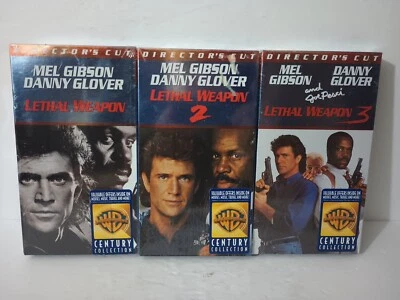 Lethal Weapon + 2 + 3 Director's Cut VHS Warner 1998 NEW SEALED FREE SHIPPING - Image 1 of 4