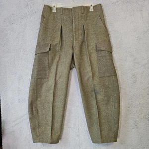 Vintage 1950's Men's Military Wool Pants Kumla Konfektions A.B. N104M C52 34x27 - Picture 1 of 15