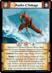 Legend of the Five Rings L5R CCG SoD Seeds of Decay Asako Chukage (Exp) - Picture 1 of 1