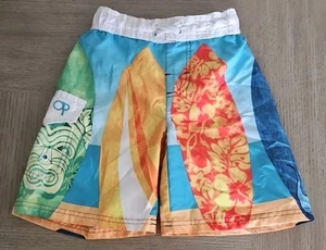 Ocean Pacific OP Boys Swim Trunks Size X-Small (4-5) Surf Board Design - Picture 1 of 5