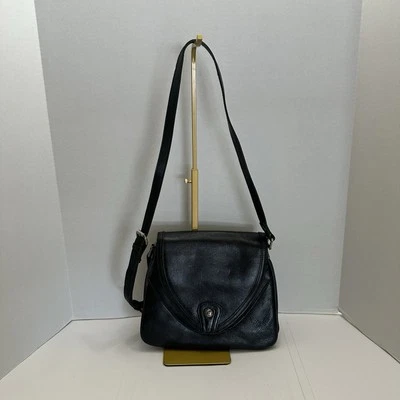 PATRICIA NASH BLACK LEATHER CROSS BODY SHOULDER BAG HERITAGE COLLECTION ALIMENA - Image 1 of 4