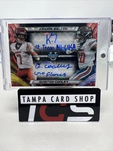 2024 Bowmans Best U Football Kaidon Salter Quinton Cooley Dual Auto 2/2 Liberty - Picture 1 of 2