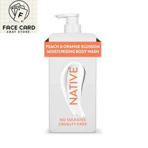 NATIVE Pfirsich & Orangenblüte feuchtigkeitsspendendes Duschgel 18oz - Bild 1 von 11