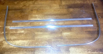 1971-1973 Dodge B200 Van 4pc Rear Door/Corner Exterior Aluminum Metal Body Trim - Image 1 of 4