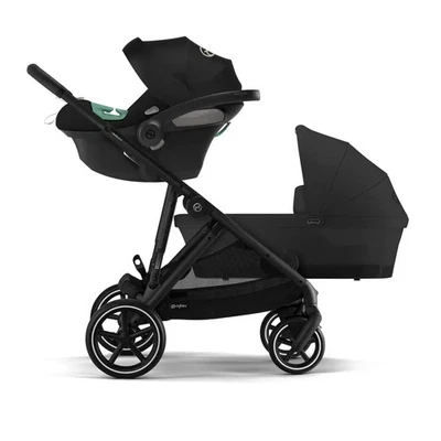 Kinderwagenaufsatz GAZELLE S Kinderwagenaufsatz Moon Black - Bild 1 von 2