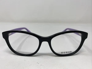 Gafas Guess GU 9203 001 48-15-135 Negro/Púrpura Borde Completo Marco de Gafas KR50 - Imagen 1 de 8