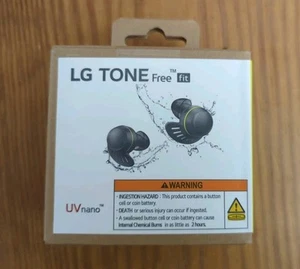 LG TONE Free Fit TF8Q True Wireless Noise Cancelling In-Ear Earbuds - Black NEW - Zdjęcie 1 z 5