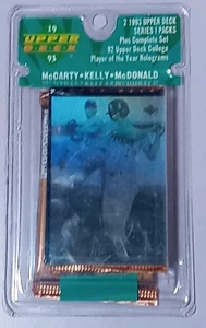 Vintage 1993 Upper Deck Sealed 2pk Mcarty Kelly McDonald Holo Series Packs MLB - Bild 1 von 4