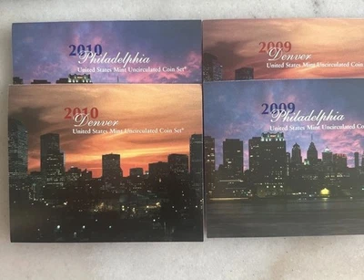 2009 and 2010 P&D Mint Set Brilliant Uncirculated US - Image 1 of 4